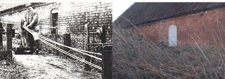 Alfred Henry Buckingham's rope-walk: Left c 1950 and, right, in 2008.