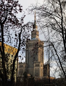 The Palace of Culture and Science.