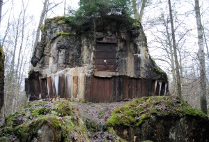 Inside Hitler's bunker.